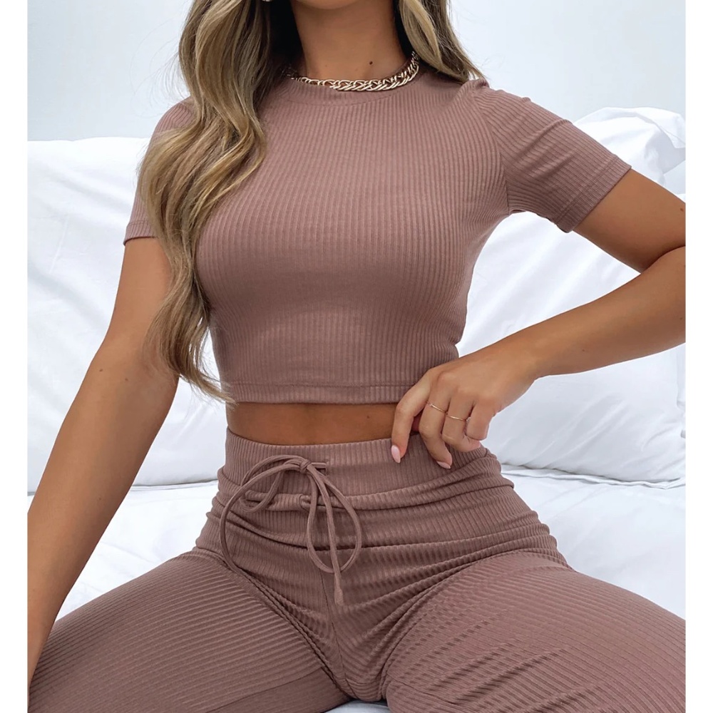 White Fox Adore Me top and bottom size XS
